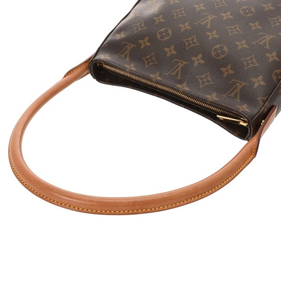 Louis Vuitton Monogram Looping Brown Canvas Shoulder Bag
